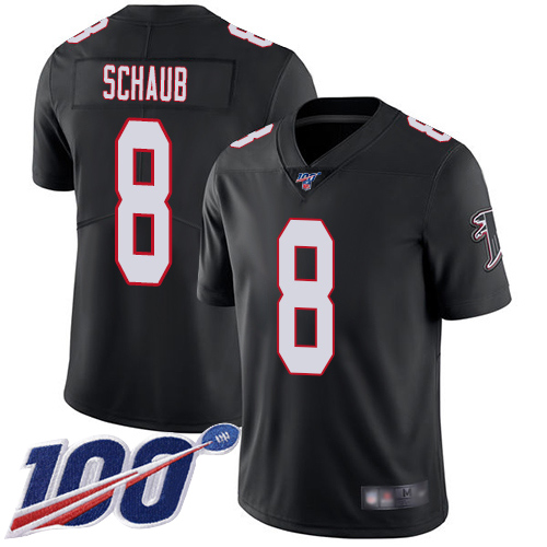 Atlanta Falcons Limited Black Men Matt Schaub Alternate Jersey NFL Football #8 100th Season Vapor Untouchable->women nfl jersey->Women Jersey